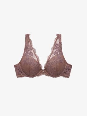 NWT ThirdLove All Day Lace Uplift Plunge Bra in Twilight, Size 36 C